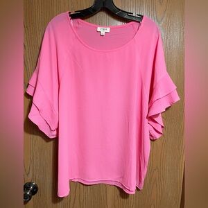 Umgee Bright Pink Blouse